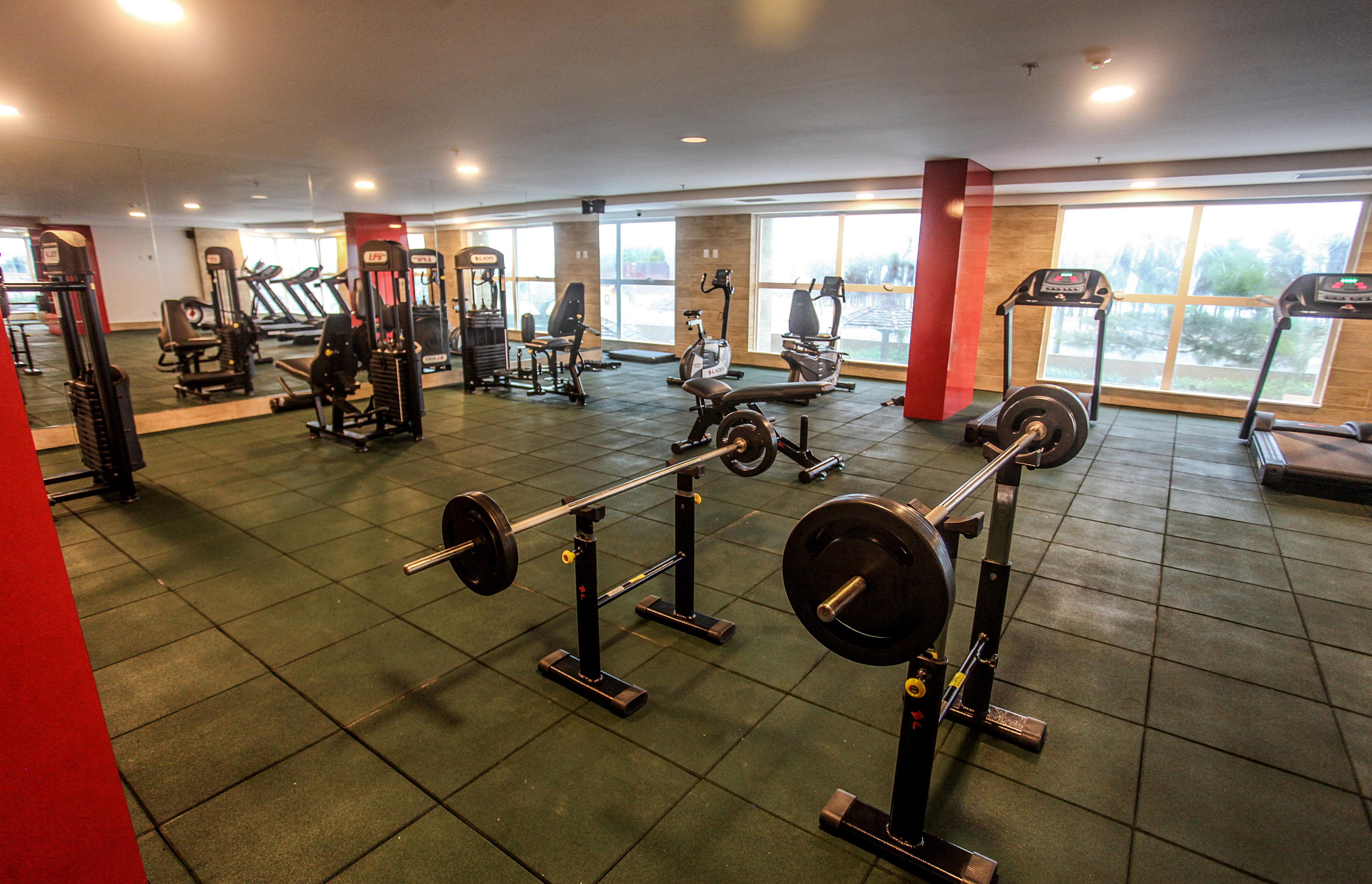 豪华马雷洛酒店 福塔雷萨 外观 照片 A gym in India