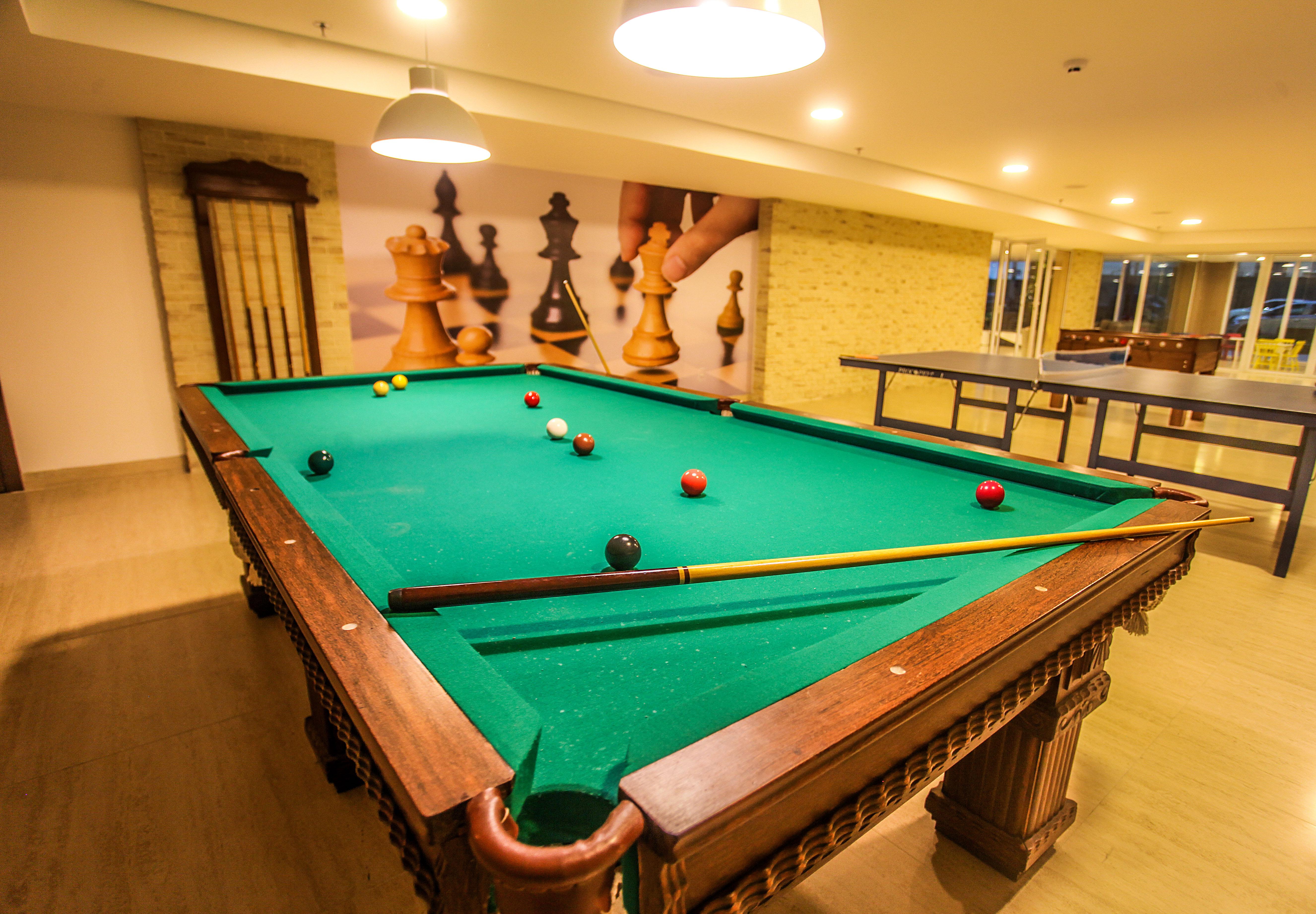 豪华马雷洛酒店 福塔雷萨 外观 照片 A pool table